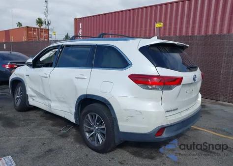 2018 Toyota Highlander Hybrid Xle from USA, damaged, VIN 5TDJGRFH8JS042397